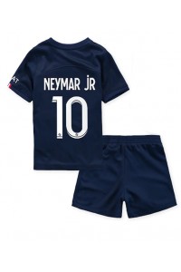 Paris Saint-Germain Neymar Jr #10 Babytruitje Thuis tenue Kind 2022-23 Korte Mouw (+ Korte broeken)